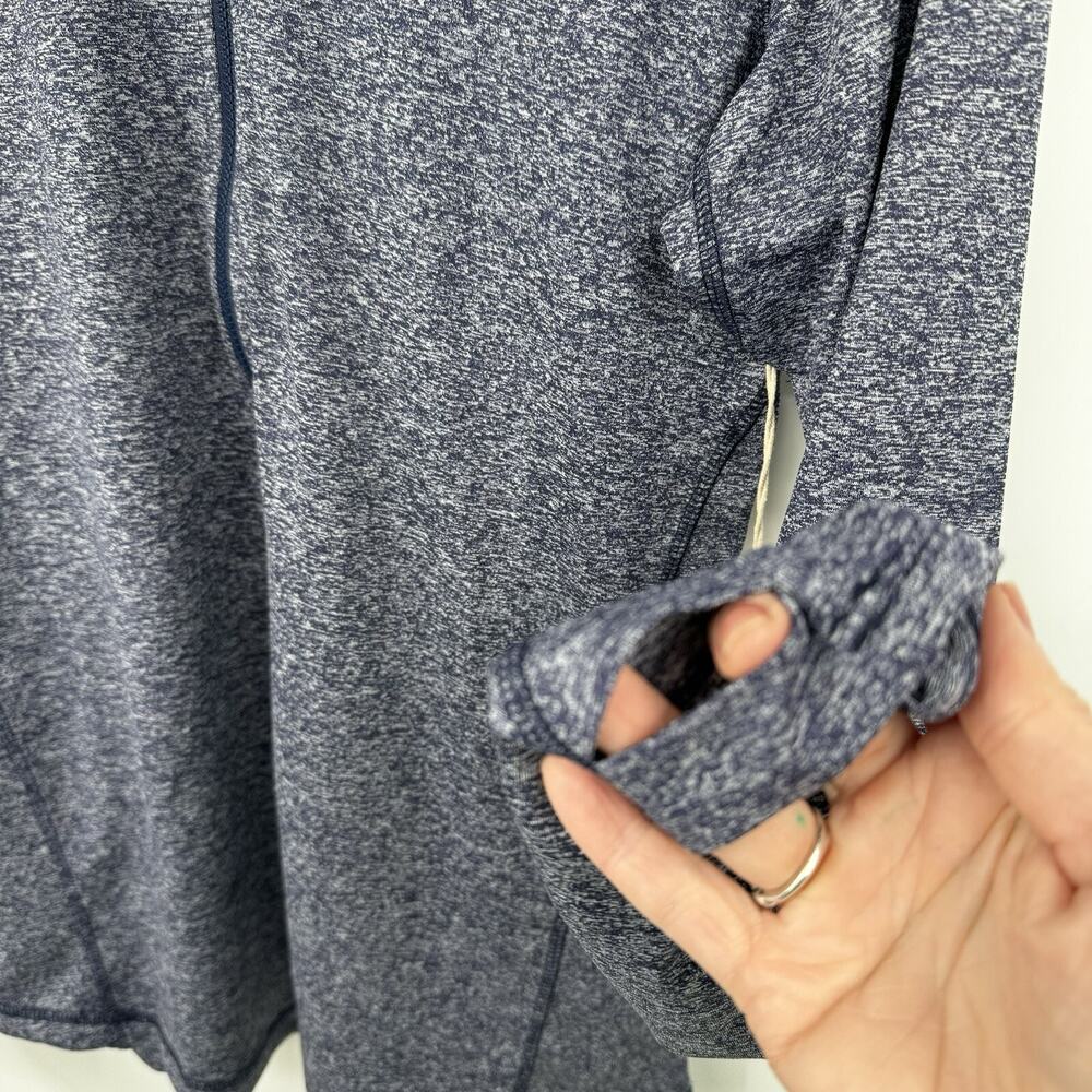 Lottie Long Sleeve Nursing Breastfeeding Activewear Pullover Navy Blue Sz Small - Picture 5 of 8